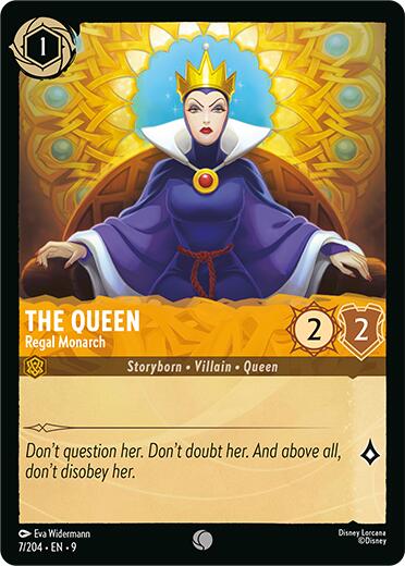 The Queen - Regal Monarch (7/204) [Fabled] | Cards and Coasters CA