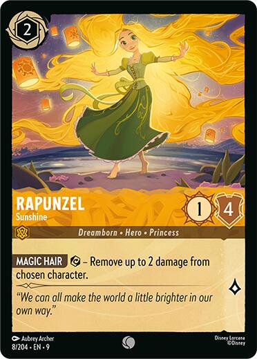 Rapunzel - Sunshine (8/204) [Fabled] | Cards and Coasters CA