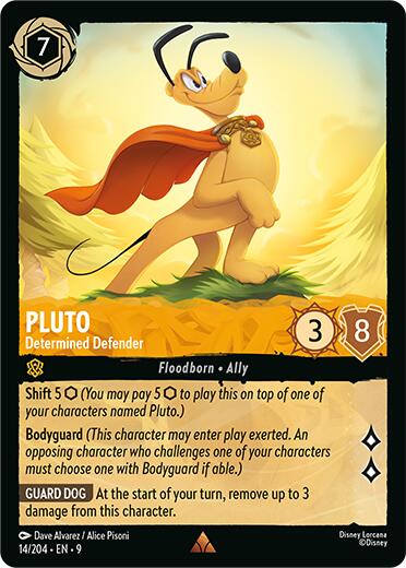 Pluto - Determined Defender (14/204) [Fabled] | Cards and Coasters CA