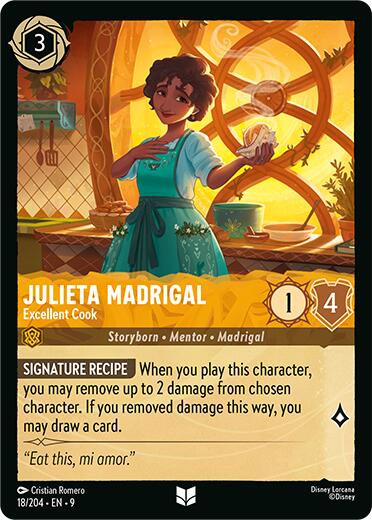 Julieta Madrigal - Excellent Cook (18/204) [Fabled] | Cards and Coasters CA