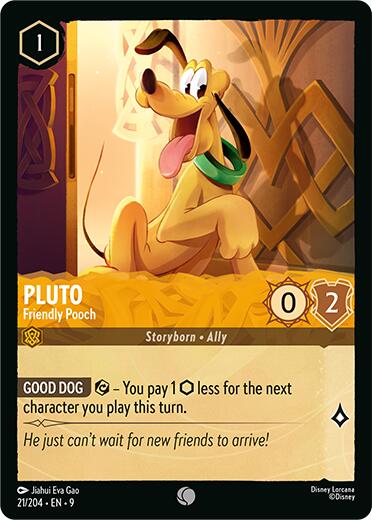 Pluto - Friendly Pooch (21/204) [Fabled] | Cards and Coasters CA