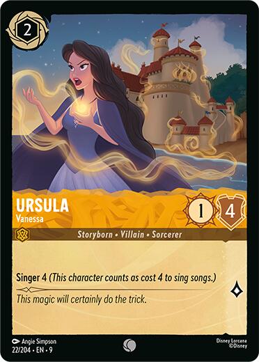Ursula - Vanessa (22/204) [Fabled] | Cards and Coasters CA
