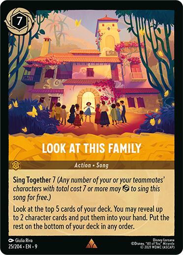 Look at This Family (25/204) [Fabled] | Cards and Coasters CA