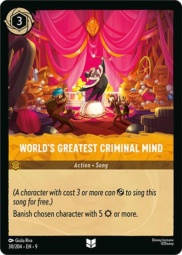 World's Greatest Criminal Mind (30/204) [Fabled] | Cards and Coasters CA