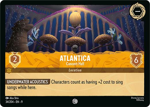 Atlantica - Concert Hall (34/204) [Fabled] | Cards and Coasters CA