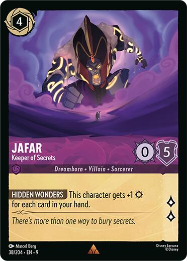Jafar - Keeper of Secrets (38/204) [Fabled] | Cards and Coasters CA
