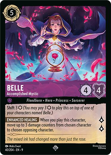 Belle - Accomplished Mystic (40/204) [Fabled] | Cards and Coasters CA