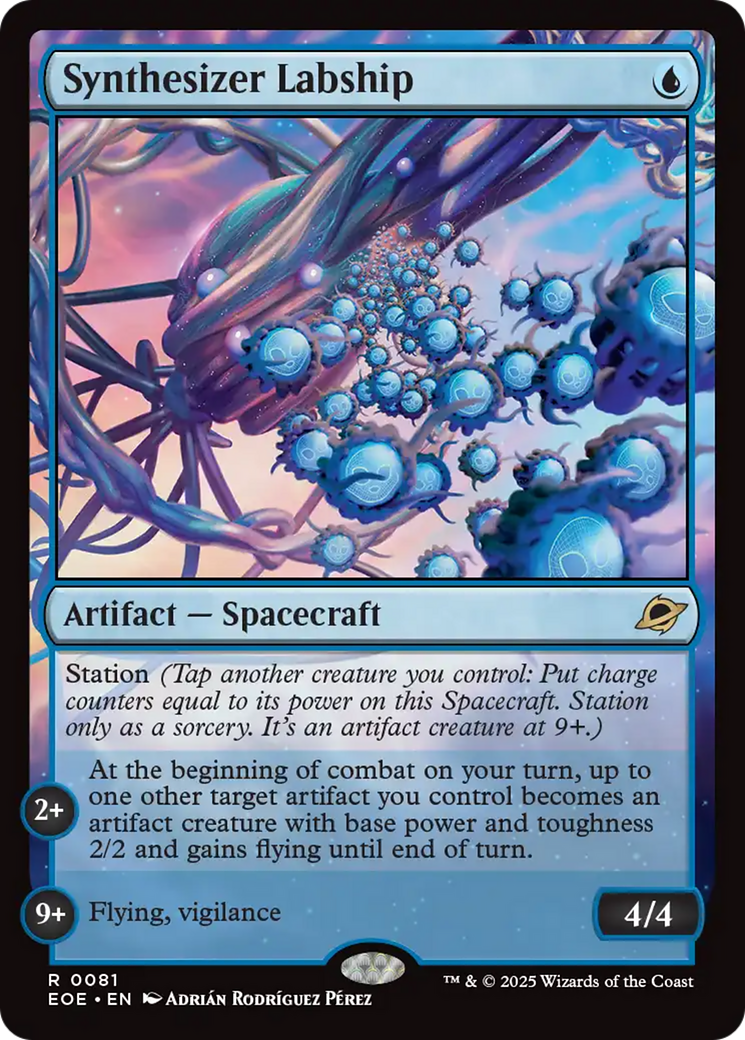 Synthesizer Labship [Edge of Eternities] | Cards and Coasters CA