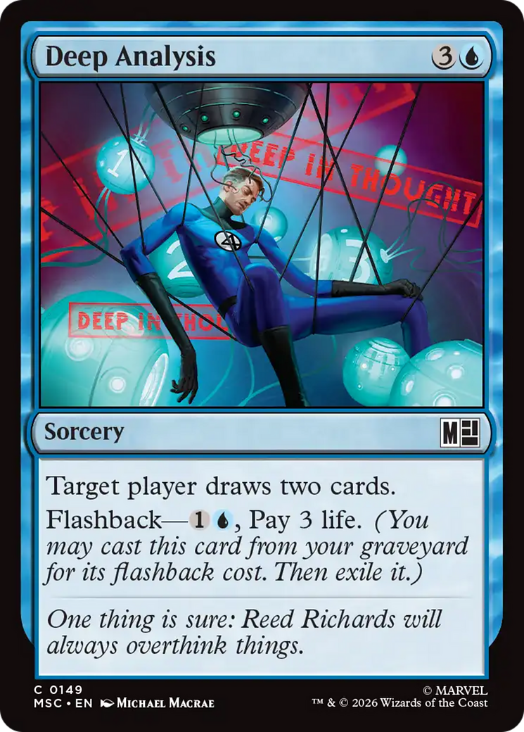 Deep Analysis [Marvel Super Heroes Commander] | Cards and Coasters CA