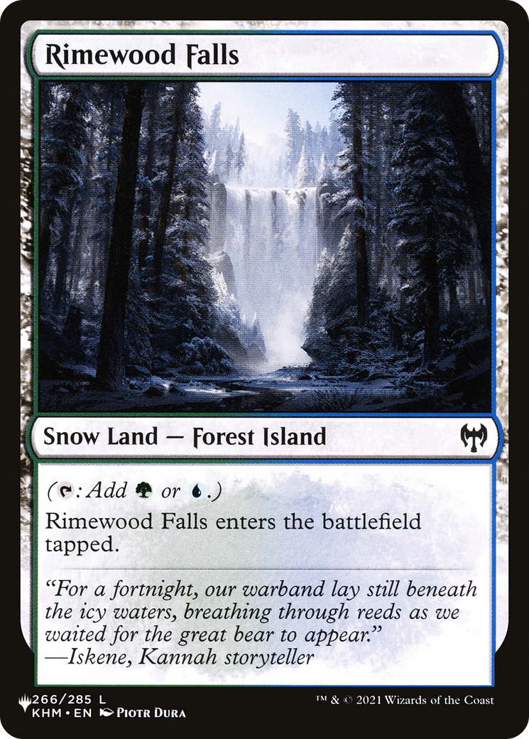 Rimewood Falls [Secret Lair: From Cute to Brute] | Cards and Coasters CA