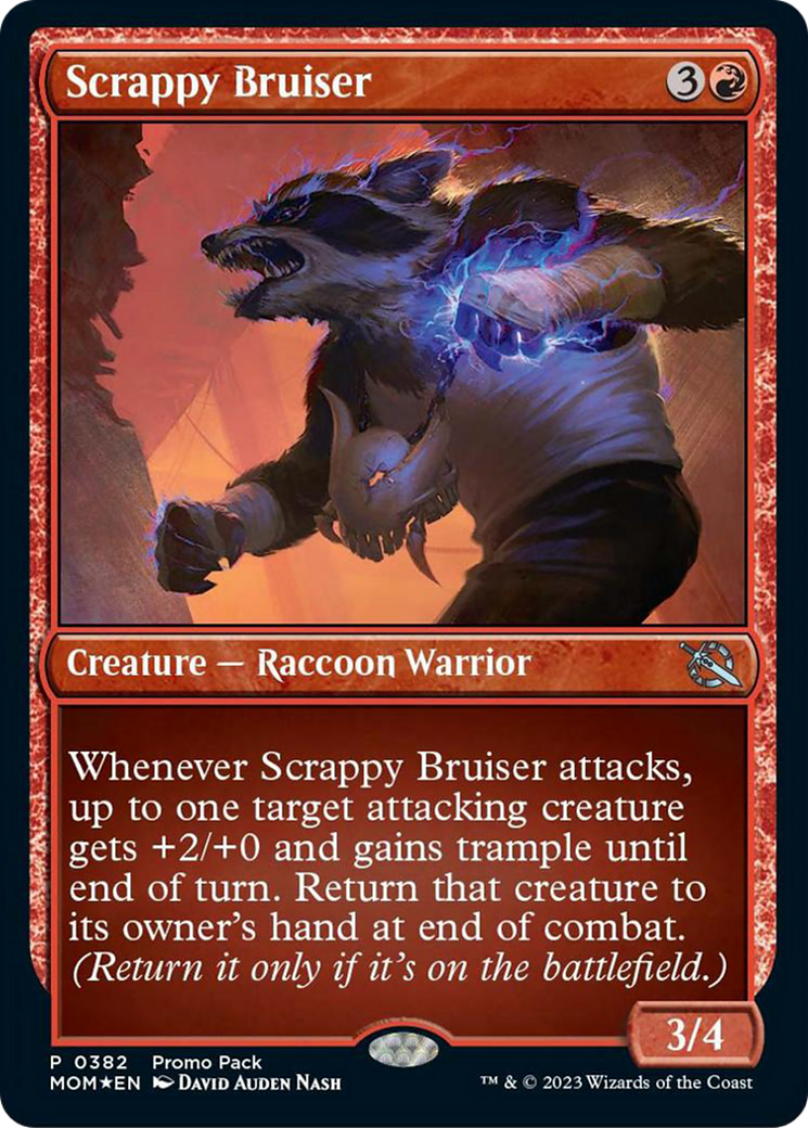 Scrappy Bruiser (Promo Pack) [March of the Machine Promos] | Cards and Coasters CA