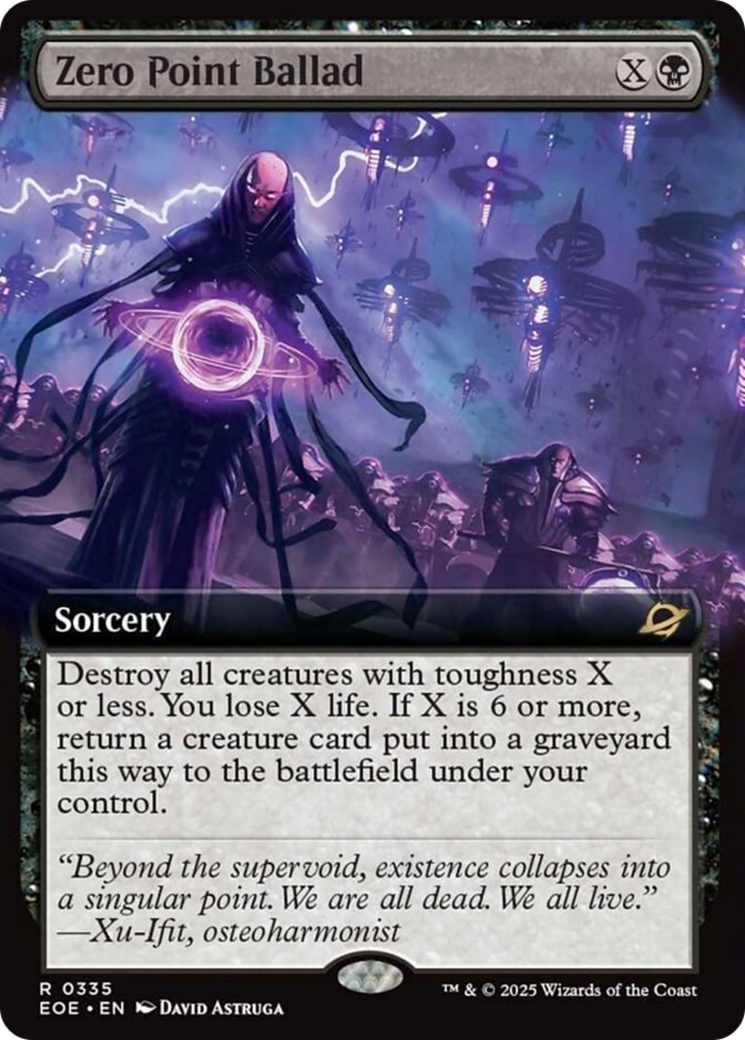 Zero Point Ballad (Extended Art) [Edge of Eternities] | Cards and Coasters CA