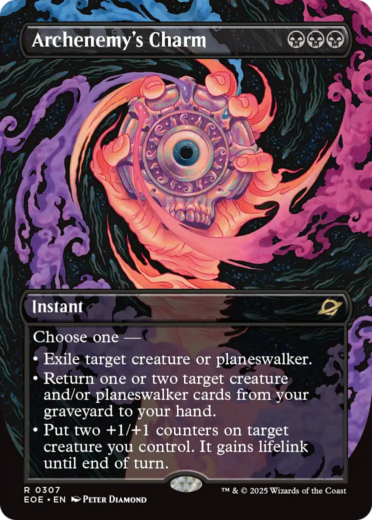 Archenemy's Charm (Borderless) [Edge of Eternities] | Cards and Coasters CA
