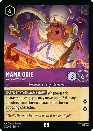Mama Odie - Voice of Wisdom (57/204) [Fabled] | Cards and Coasters CA