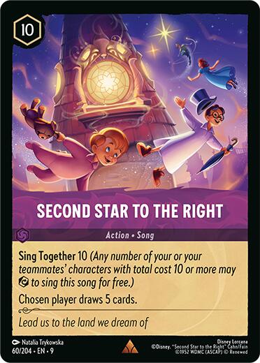 Second Star to the Right (60/204) [Fabled] | Cards and Coasters CA