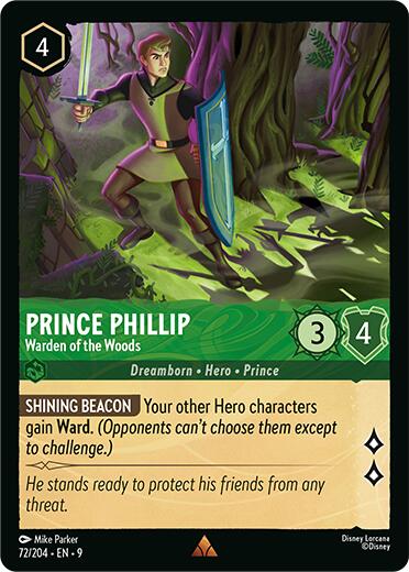Prince Phillip - Warden of the Woods (72/204) [Fabled] | Cards and Coasters CA