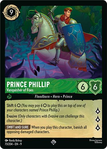 Prince Phillip - Vanquisher of Foes (73/204) [Fabled] | Cards and Coasters CA