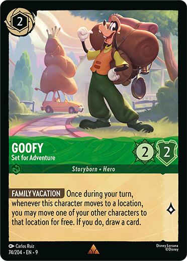 Goofy - Set for Adventure (74/204) [Fabled] | Cards and Coasters CA