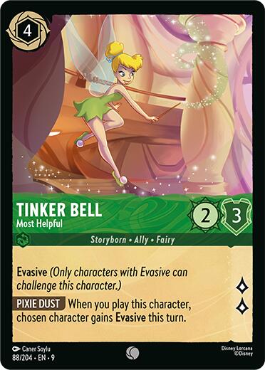 Tinker Bell - Most Helpful (88/204) [Fabled] | Cards and Coasters CA