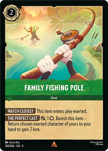 Family Fishing Pole (100/204) [Fabled] | Cards and Coasters CA