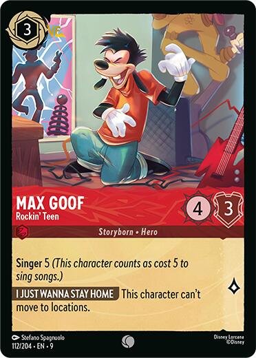Max Goof - Rockin' Teen (112/204) [Fabled] | Cards and Coasters CA
