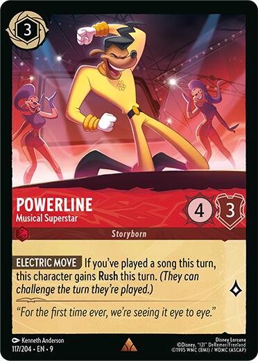 Powerline - Musical Superstar (117/204) [Fabled] | Cards and Coasters CA