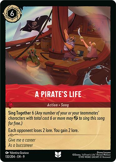 A Pirate's Life (132/204) [Fabled] | Cards and Coasters CA