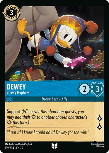 Dewey - Showy Nephew (139/204) [Fabled] | Cards and Coasters CA
