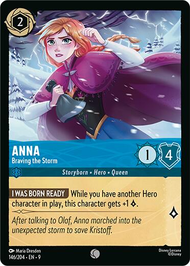 Anna - Braving the Storm (146/204) [Fabled] | Cards and Coasters CA