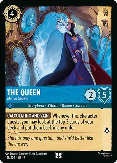 The Queen - Mirror Seeker (149/204) [Fabled] | Cards and Coasters CA