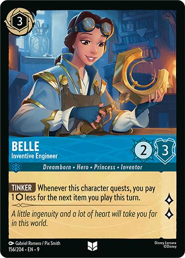 Belle - Inventive Engineer (156/204) [Fabled] | Cards and Coasters CA