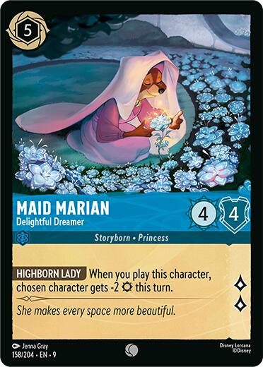 Maid Marian - Delightful Dreamer (158/204) [Fabled] | Cards and Coasters CA