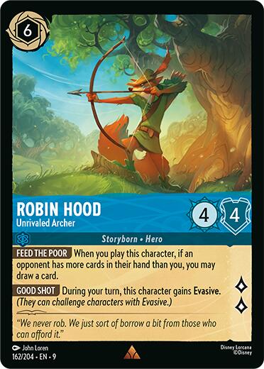 Robin Hood - Unrivaled Archer (162/204) [Fabled] | Cards and Coasters CA