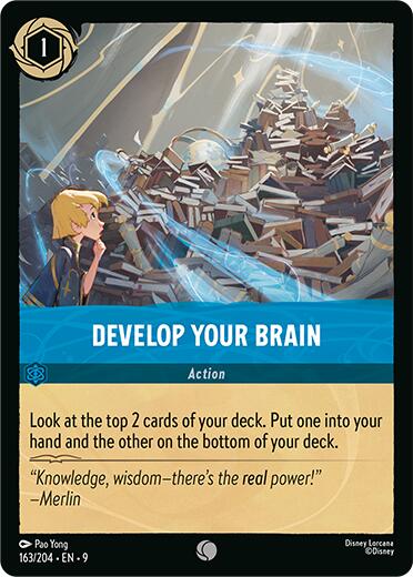 Develop Your Brain (163/204) [Fabled] | Cards and Coasters CA