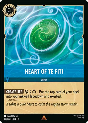 Heart of Te Fiti (168/204) [Fabled] | Cards and Coasters CA