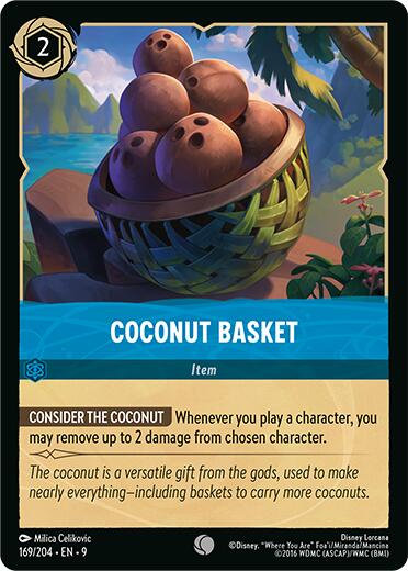 Coconut Basket (169/204) [Fabled] | Cards and Coasters CA