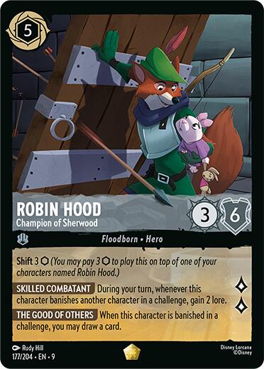 Robin Hood - Champion of Sherwood (177/204) [Fabled] | Cards and Coasters CA
