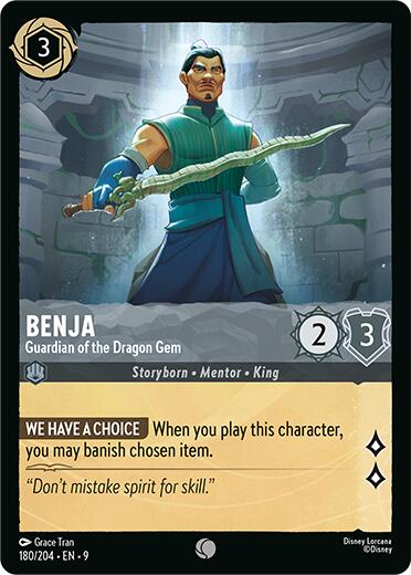 Benja - Guardian of the Dragon Gem (180/204) [Fabled] | Cards and Coasters CA