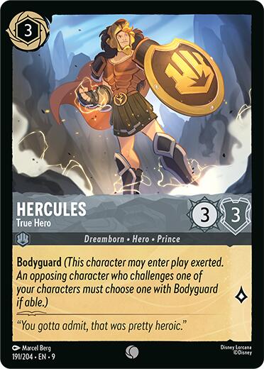 Hercules - True Hero (191/204) [Fabled] | Cards and Coasters CA