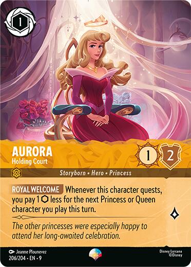 Aurora - Holding Court (Epic) (206/204) [Fabled] | Cards and Coasters CA
