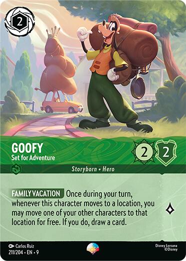 Goofy - Set for Adventure (Epic) (211/204) [Fabled] | Cards and Coasters CA