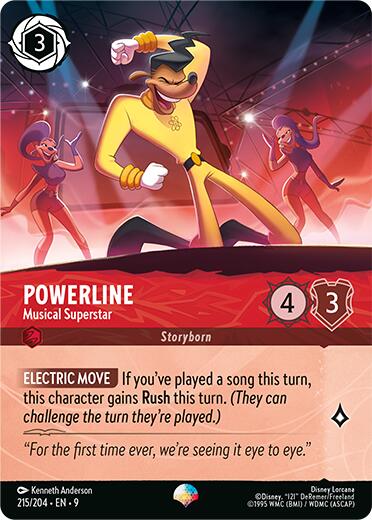 Powerline - Musical Superstar (Epic) (215/204) [Fabled] | Cards and Coasters CA