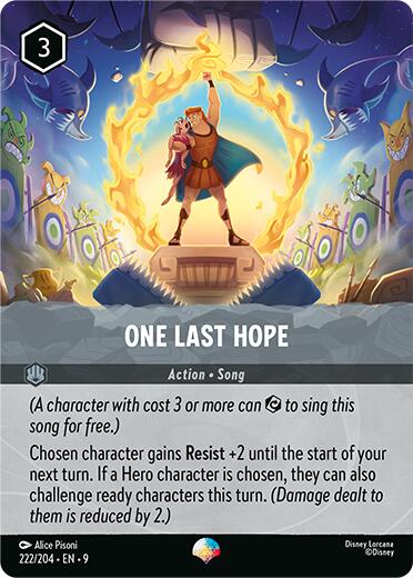 One Last Hope (Epic) (222) [Fabled] | Cards and Coasters CA