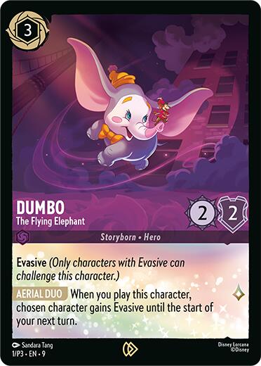 Dumbo - The Flying Elephant (1/P3) [Promo Cards] | Cards and Coasters CA