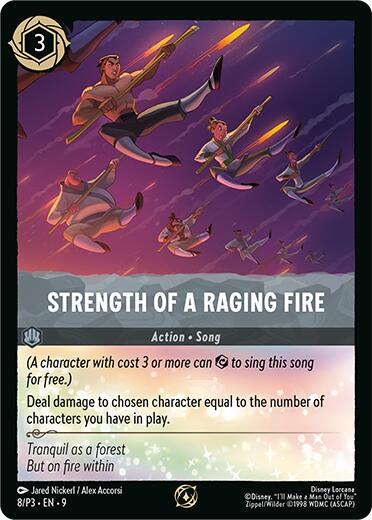 Strength of a Raging Fire (8/P3) [Promo Cards] | Cards and Coasters CA