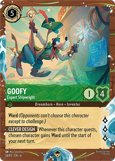 Goofy - Expert Shipwright (Disney Cruise Promo) (14/P3) [Promo Cards] | Cards and Coasters CA