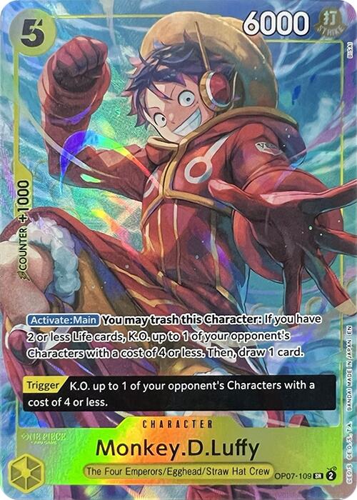 Monkey.D.Luffy (Illustration Box Vol.3) [One Piece Promotion Cards] | Cards and Coasters CA