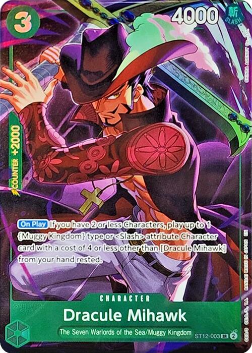 Dracule Mihawk (Illustration Box Vol.4) [One Piece Promotion Cards] | Cards and Coasters CA