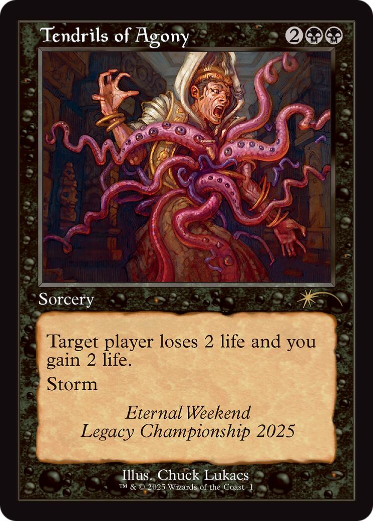 Tendrils of Agony (Retro Frame) (Eternal Weekend 2025 Promo) [Eternal Weekend] | Cards and Coasters CA