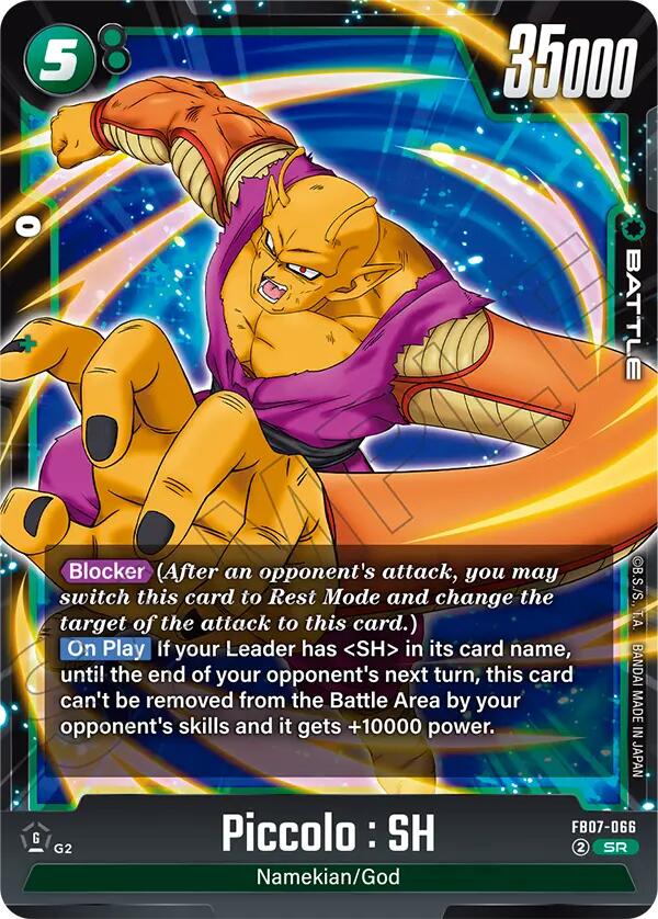 Piccolo : SH (FB07-066) [Wish For Shenron] | Cards and Coasters CA